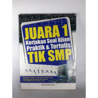 Image of Juara 1 kerjakan soal ujian praktik dan tertulis tik sma