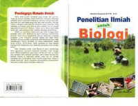 Image of Penelitian ilmiah untuk biologi